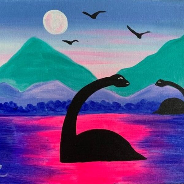 Video- PAINT DINOSAURS & MOUNTAINS