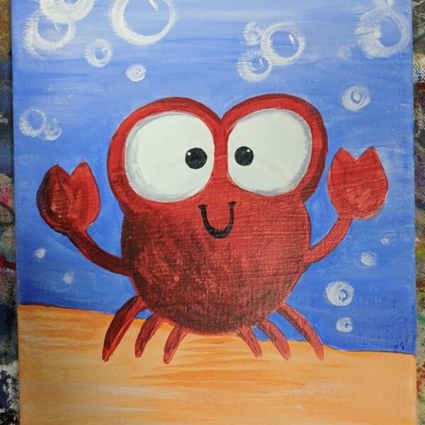 Video- PAINT A CRAB