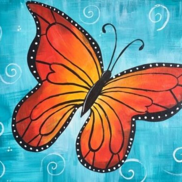 Video- PAINT A MONARCH BUTTERFLY