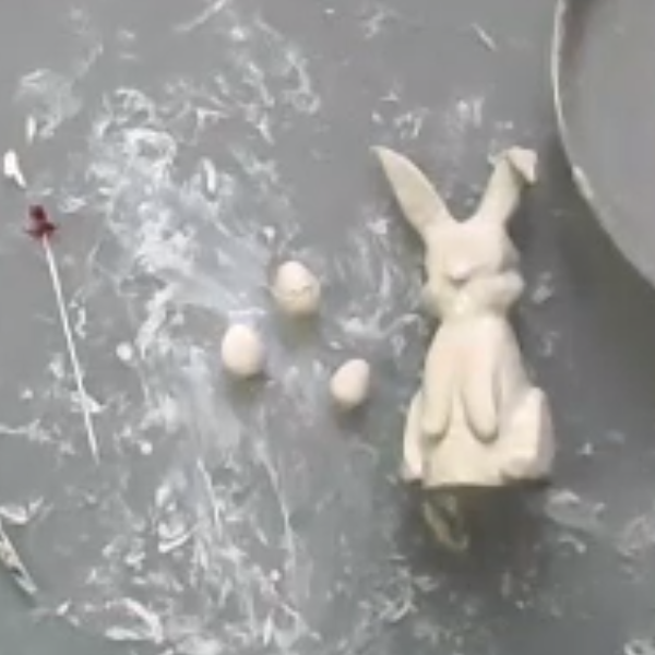 Video- CLAY EASTER BUNNY & EGGS