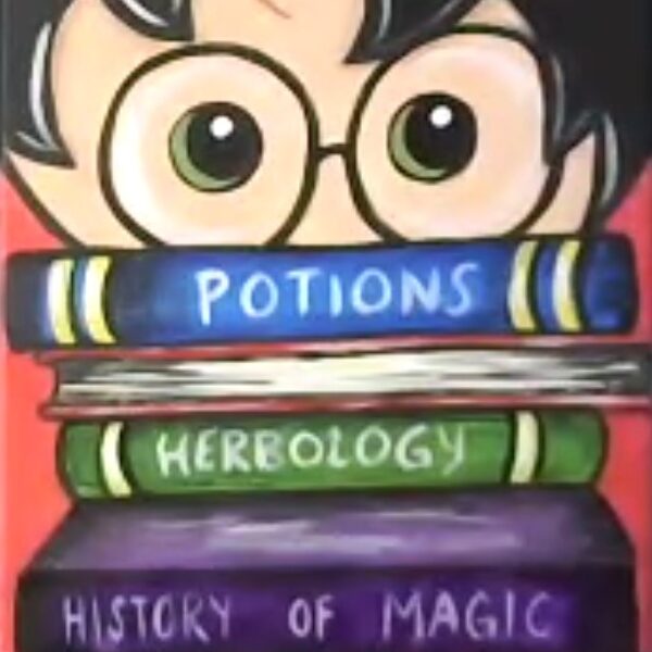 Video- PAINT HARRY POTTER BOOKS